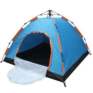 Палатка туристическая трехместная 2х1,5х1,3 м Автомат 8267CY