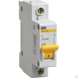 Авт. выключатель 1-мод. 6А ВА 47-29 4,5кА ИЭК